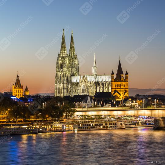 Cathedral of cologne at sunset  : Stock Photo or Stock Video Download rcfotostock photos, images and assets rcfotostock | RC Photo Stock.: