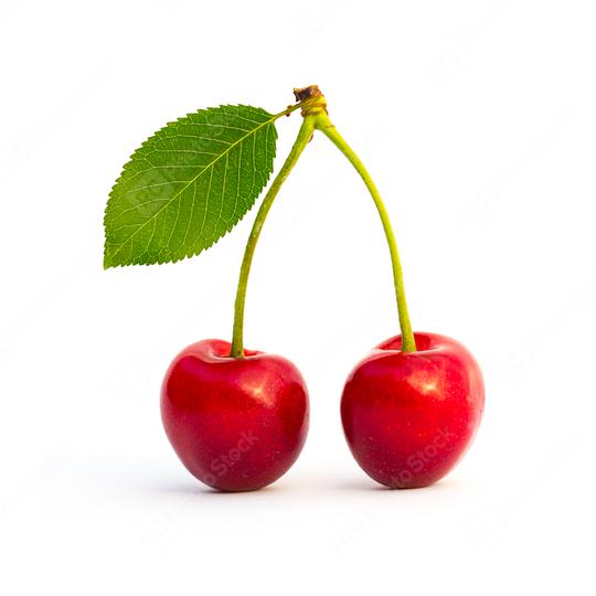 cherrys isolated on white background  : Stock Photo or Stock Video Download rcfotostock photos, images and assets rcfotostock | RC-Photo-Stock.: