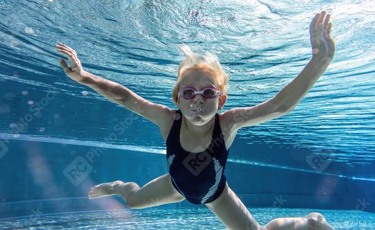 child diving in masks underwater in swimming pool. water sport outdoor adventure, swimming lessons on summer holidays.  : Stock Photo or Stock Video Download rcfotostock photos, images and assets rcfotostock | RC Photo Stock.: