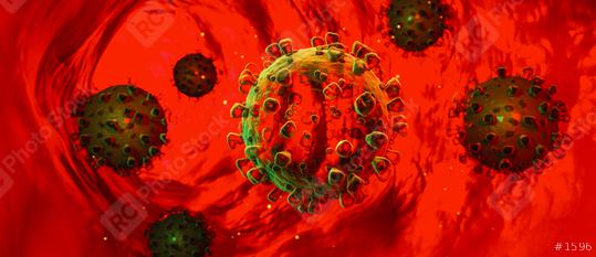 China pathogen respiratory coronavirus 2019-ncov flu outbreak. Microscopic view of floating influenza virus cells. Dangerous asian ncov corona virus, SARS pandemic risk concept  : Stock Photo or Stock Video Download rcfotostock photos, images and assets rcfotostock | RC Photo Stock.: