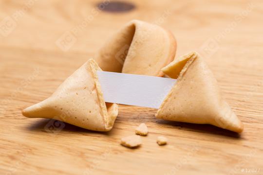 Chinese fortune cookie with note  : Stock Photo or Stock Video Download rcfotostock photos, images and assets rcfotostock | RC Photo Stock.:
