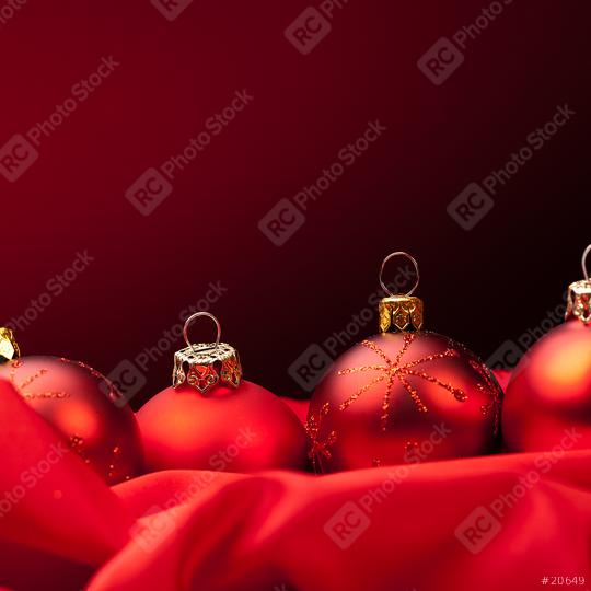Christmas background. christmas balls with copyspace  : Stock Photo or Stock Video Download rcfotostock photos, images and assets rcfotostock | RC Photo Stock.: