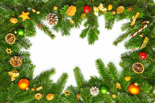 christmas background with pine branches  : Stock Photo or Stock Video Download rcfotostock photos, images and assets rcfotostock | RC Photo Stock.: