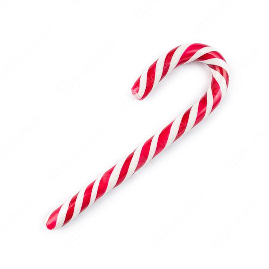 Christmas candy cane isolated on white  : Stock Photo or Stock Video Download rcfotostock photos, images and assets rcfotostock | RC Photo Stock.: