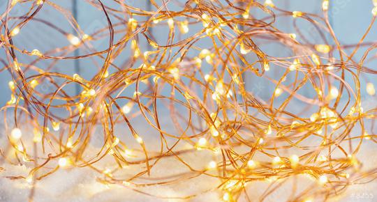 christmas Copper Wire String LED Lights background  : Stock Photo or Stock Video Download rcfotostock photos, images and assets rcfotostock | RC Photo Stock.: