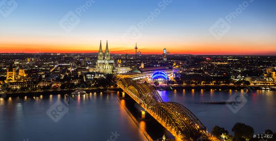 city of cologne at sunset  : Stock Photo or Stock Video Download rcfotostock photos, images and assets rcfotostock | RC Photo Stock.: