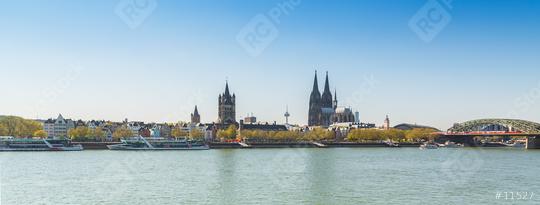 City of cologne with Cathedral and groos st. martin  : Stock Photo or Stock Video Download rcfotostock photos, images and assets rcfotostock | RC Photo Stock.: