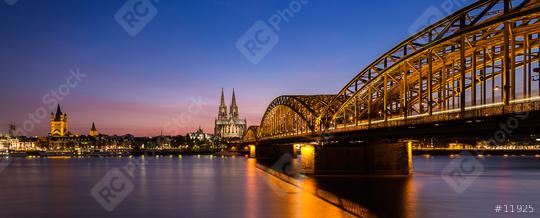 city of cologne with cathedral at sunset  : Stock Photo or Stock Video Download rcfotostock photos, images and assets rcfotostock | RC Photo Stock.: