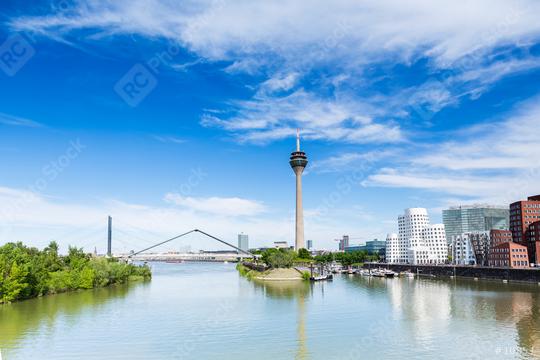 Cityscape of Dusseldorf in a sunny summer day  : Stock Photo or Stock Video Download rcfotostock photos, images and assets rcfotostock | RC Photo Stock.: