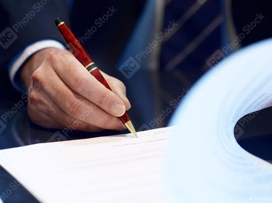Close up of businessman signing a contract.  : Stock Photo or Stock Video Download rcfotostock photos, images and assets rcfotostock | RC Photo Stock.: