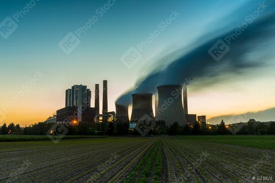 Coal-fired power plant at sunset  : Stock Photo or Stock Video Download rcfotostock photos, images and assets rcfotostock | RC Photo Stock.: