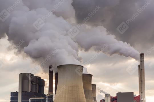 Coal-fired power plant nature pollution  : Stock Photo or Stock Video Download rcfotostock photos, images and assets rcfotostock | RC Photo Stock.: