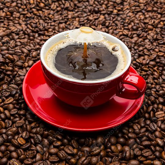 Coffee and Milk drop collision  : Stock Photo or Stock Video Download rcfotostock photos, images and assets rcfotostock | RC Photo Stock.: