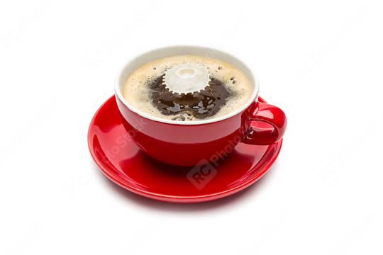 Coffee and Milk drop on white  : Stock Photo or Stock Video Download rcfotostock photos, images and assets rcfotostock | RC Photo Stock.: