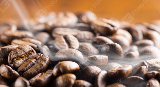 coffee beans with smoke  : Stock Photo or Stock Video Download rcfotostock photos, images and assets rcfotostock | RC Photo Stock.: