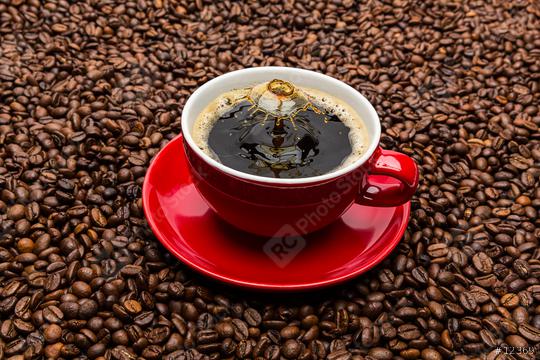 Coffee cup drop impact   : Stock Photo or Stock Video Download rcfotostock photos, images and assets rcfotostock | RC Photo Stock.: