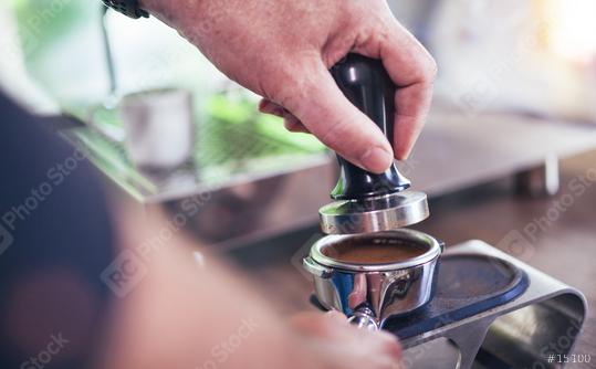Coffee flour just pressed into filter holder  : Stock Photo or Stock Video Download rcfotostock photos, images and assets rcfotostock | RC Photo Stock.: