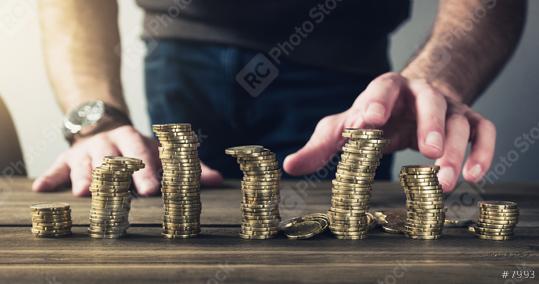 Coins stacked on each other - Money concept  : Stock Photo or Stock Video Download rcfotostock photos, images and assets rcfotostock | RC Photo Stock.: