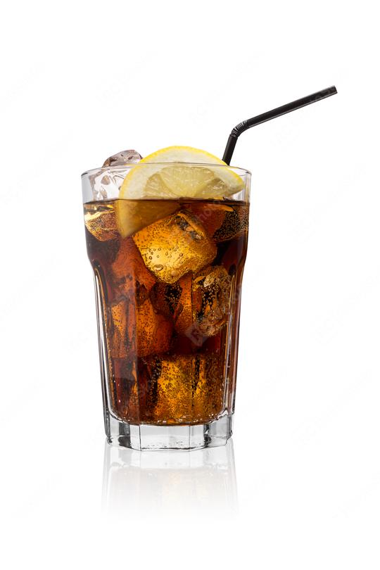 cola glass (softdrink) with ice and lemon   : Stock Photo or Stock Video Download rcfotostock photos, images and assets rcfotostock | RC Photo Stock.:
