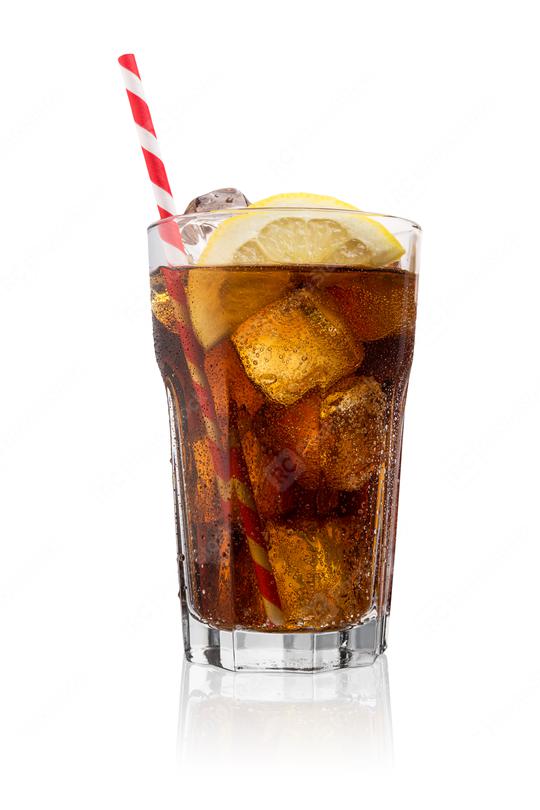 Cola glass with ice cubes and straw  : Stock Photo or Stock Video Download rcfotostock photos, images and assets rcfotostock | RC Photo Stock.: