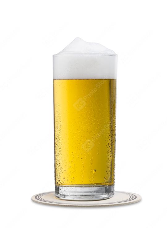 cold beer in a glass with dew drops on a beermat  : Stock Photo or Stock Video Download rcfotostock photos, images and assets rcfotostock | RC Photo Stock.:
