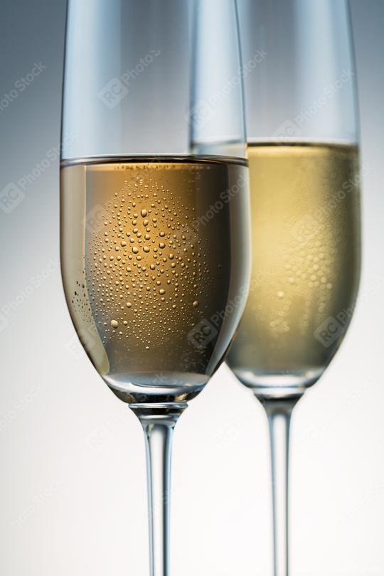 cold champagne glasses  : Stock Photo or Stock Video Download rcfotostock photos, images and assets rcfotostock | RC Photo Stock.: