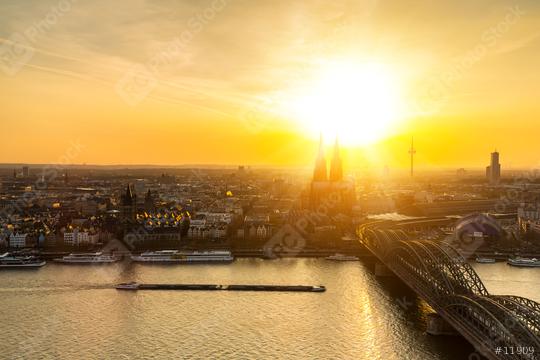 Cologne aerial view with cathedral  : Stock Photo or Stock Video Download rcfotostock photos, images and assets rcfotostock | RC Photo Stock.: