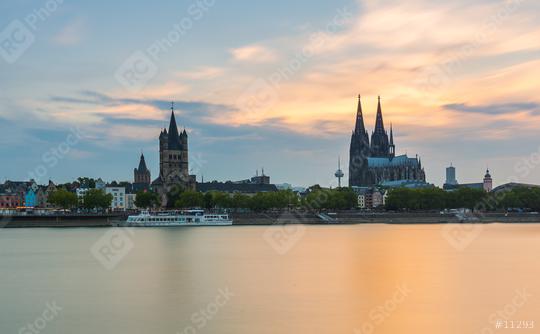 Cologne at sunset  : Stock Photo or Stock Video Download rcfotostock photos, images and assets rcfotostock | RC Photo Stock.: