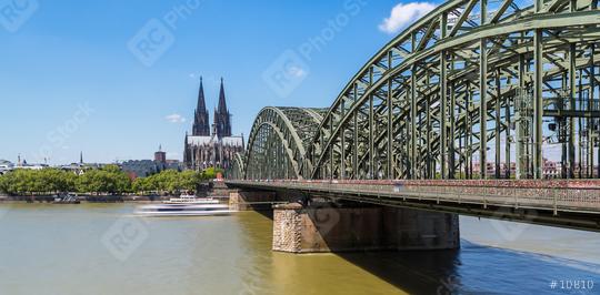 Cologne cathedral and Hohenzollern bridge   : Stock Photo or Stock Video Download rcfotostock photos, images and assets rcfotostock | RC Photo Stock.: