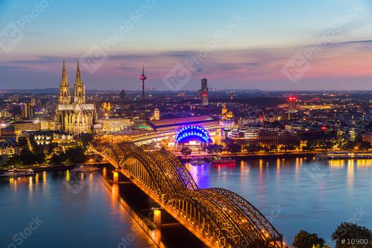 cologne cathedral at sunset  : Stock Photo or Stock Video Download rcfotostock photos, images and assets rcfotostock | RC Photo Stock.: