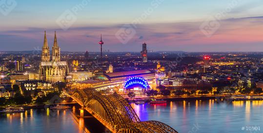 cologne cathedral at sunset  : Stock Photo or Stock Video Download rcfotostock photos, images and assets rcfotostock | RC Photo Stock.: