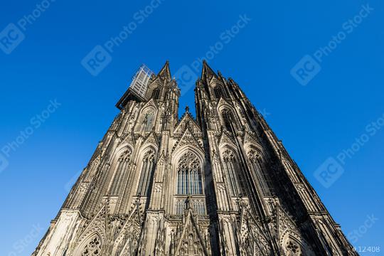 cologne cathedral with scaffolding  : Stock Photo or Stock Video Download rcfotostock photos, images and assets rcfotostock | RC Photo Stock.: