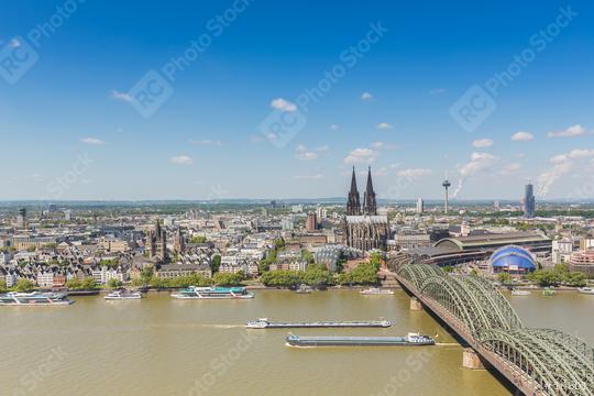 cologne city Aerial view  : Stock Photo or Stock Video Download rcfotostock photos, images and assets rcfotostock | RC Photo Stock.: