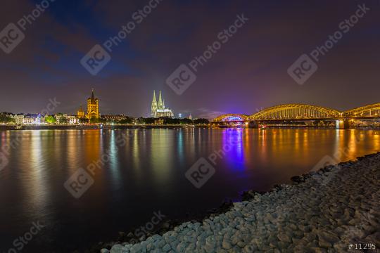 Cologne city at night, germany  : Stock Photo or Stock Video Download rcfotostock photos, images and assets rcfotostock | RC Photo Stock.:
