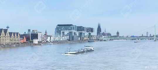 cologne city at the rhineau harbour  : Stock Photo or Stock Video Download rcfotostock photos, images and assets rcfotostock | RC Photo Stock.: