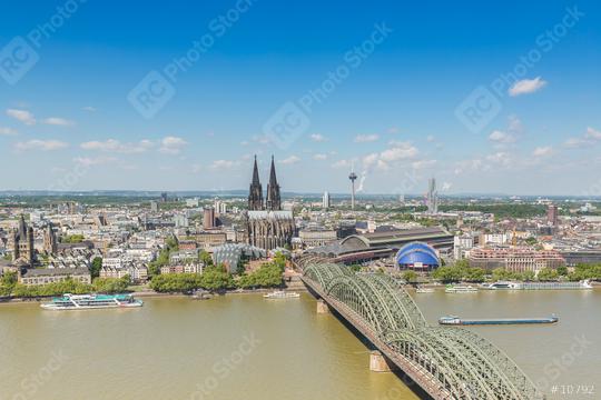 cologne city skyline at summer  : Stock Photo or Stock Video Download rcfotostock photos, images and assets rcfotostock | RC Photo Stock.: