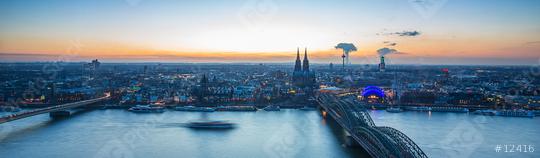 Cologne city skyline panorama   : Stock Photo or Stock Video Download rcfotostock photos, images and assets rcfotostock | RC Photo Stock.: