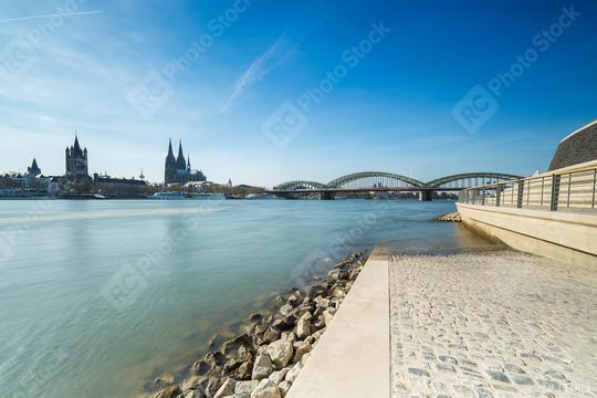 Cologne City with Rhine Boulevard deutz  : Stock Photo or Stock Video Download rcfotostock photos, images and assets rcfotostock | RC Photo Stock.: