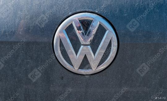 COLOGNE, GERMANY OCTOBER, 2017:  Dirty VW (Volkswagen) logo on a black car. Volkswagen is a company of the Volkswagen Group.  : Stock Photo or Stock Video Download rcfotostock photos, images and assets rcfotostock | RC Photo Stock.: