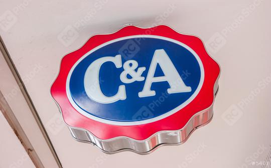 COLOGNE, GERMANY OCTOBER, 2017: C&A store sign. C&A is an international Dutch chain of fashion retail clothing stores. It has retail stores in many countries in Europe, Central and South America  : Stock Photo or Stock Video Download rcfotostock photos, images and assets rcfotostock | RC Photo Stock.:
