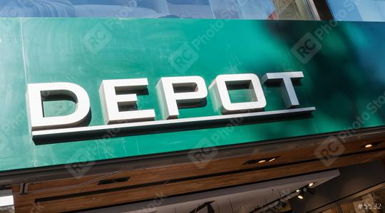 COLOGNE, GERMANY OCTOBER, 2017: DEPOT Decoration Store Sign. DEPOT is a German store for Decoration and home accessories, based in Niedernberg, Germany.  : Stock Photo or Stock Video Download rcfotostock photos, images and assets rcfotostock | RC-Photo-Stock.: