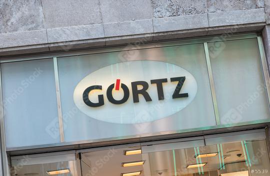 COLOGNE, GERMANY OCTOBER, 2017: Goertz Logo on a store. Goertz is a store for shoes, bags and accessories store with 288 branches in Europe and 3,800 employees.  : Stock Photo or Stock Video Download rcfotostock photos, images and assets rcfotostock | RC Photo Stock.: