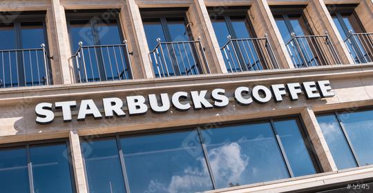 COLOGNE, GERMANY OCTOBER, 2017: Starbucks Coffee Store logo. Starbucks is the largest coffeehouse company in the world, with 20,891 stores in 62 countries.  : Stock Photo or Stock Video Download rcfotostock photos, images and assets rcfotostock | RC Photo Stock.: