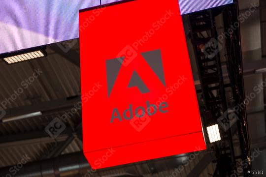 COLOGNE, GERMANY SEPTEMBER, 2017: Adobe Logo. Adobe is a multinational software company that produces and sells multimedia and creativity software.  : Stock Photo or Stock Video Download rcfotostock photos, images and assets rcfotostock | RC Photo Stock.:
