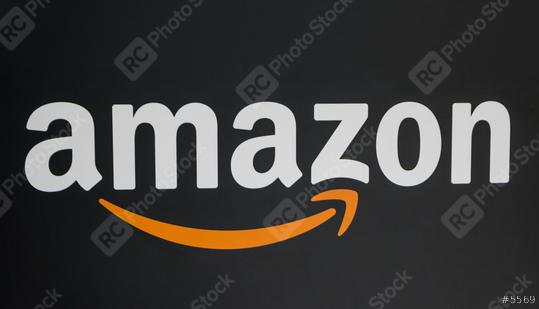 COLOGNE, GERMANY SEPTEMBER, 2017: Amazon Logo on black background. Amazon is an American electronic e-commerce company distribution worlwide.  : Stock Photo or Stock Video Download rcfotostock photos, images and assets rcfotostock | RC Photo Stock.: