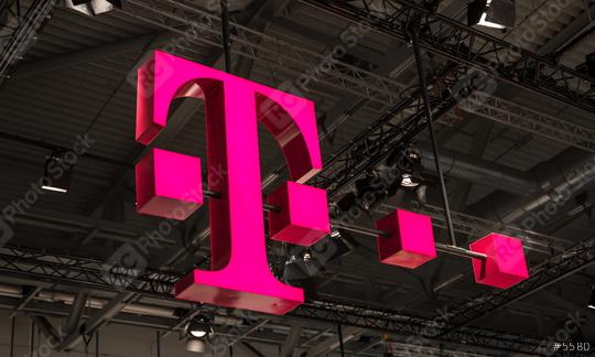 COLOGNE, GERMANY SEPTEMBER, 2017: Logo of Deutsche Telekom. There are around 750 so called "T-Punkt" shops which sell products and services of Deutsche Telekom.  : Stock Photo or Stock Video Download rcfotostock photos, images and assets rcfotostock | RC Photo Stock.: