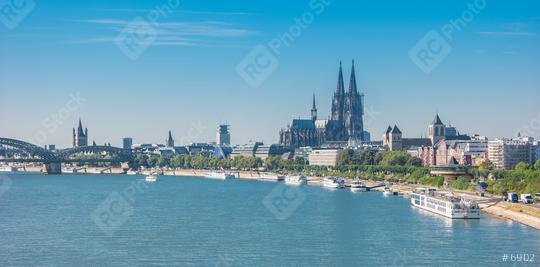 Cologne old city view on a sunny summer day  : Stock Photo or Stock Video Download rcfotostock photos, images and assets rcfotostock | RC Photo Stock.: