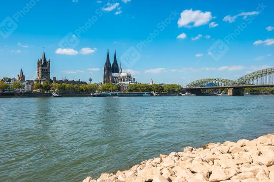 Cologne Old town view at summer  : Stock Photo or Stock Video Download rcfotostock photos, images and assets rcfotostock | RC Photo Stock.: