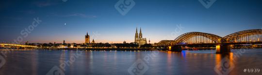Cologne panorama at sunset  : Stock Photo or Stock Video Download rcfotostock photos, images and assets rcfotostock | RC Photo Stock.: