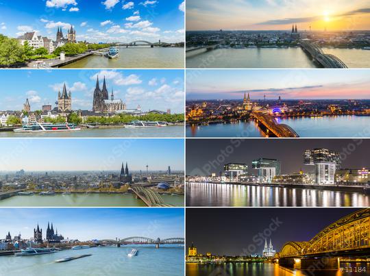 Cologne panoramic skyline collage  : Stock Photo or Stock Video Download rcfotostock photos, images and assets rcfotostock | RC Photo Stock.: